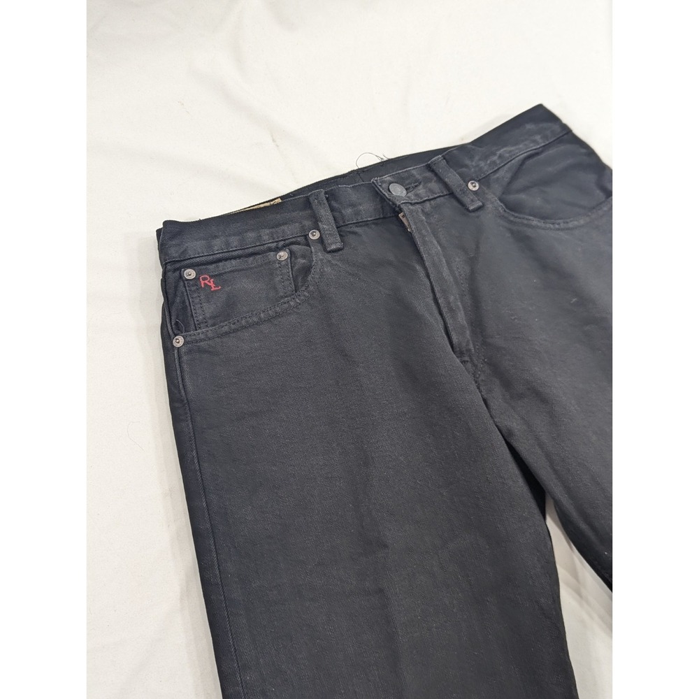 Ralph Lauren Mens‎ Size W31/27L (31x30 Tag) Classic Dark Wash Straight Leg Jeans